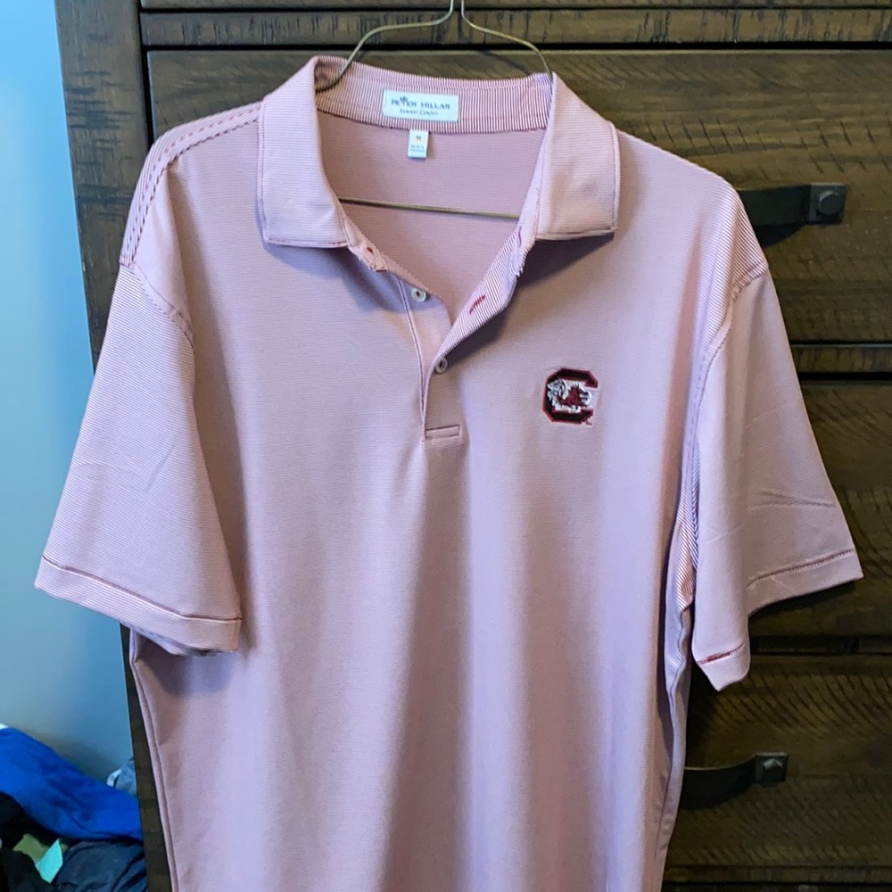 Peter Millar Carolina Gamecocks Polo. Worn once too small for me.